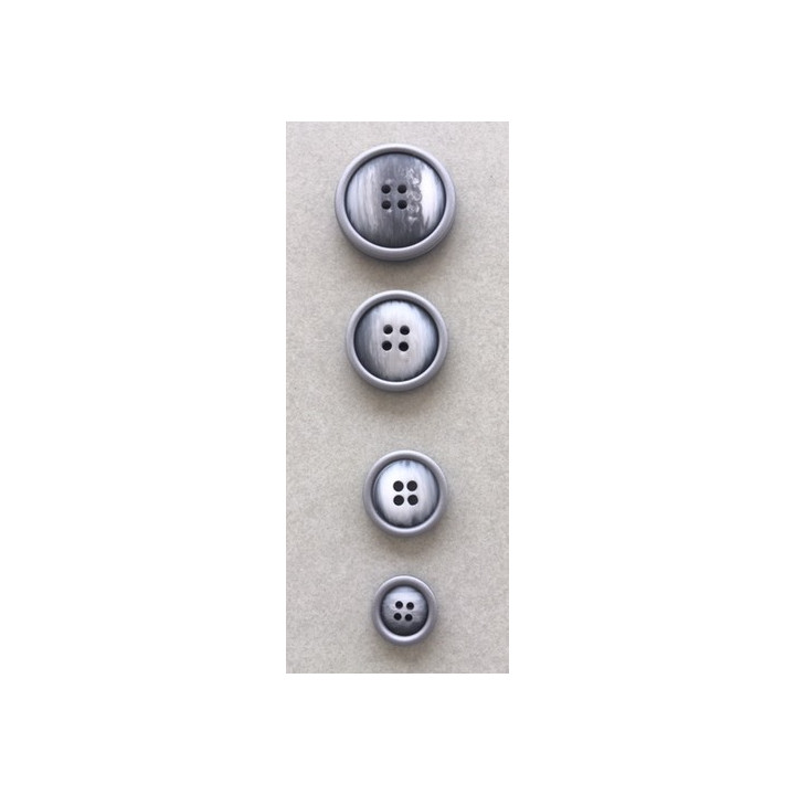 Boutons gris nuancés  - 1