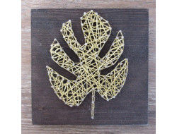 Kit stringart feuille monstera