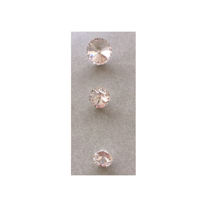 Bouton strass 8, 11, 14 mm  - 1