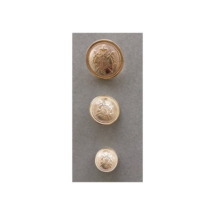 Bouton métal pour blazer, Mercerie Floriane