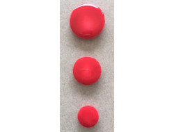 Bouton pastille rouge 12, 18 et 22 mm
