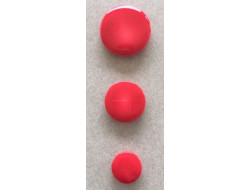 Bouton pastille rouge 12, 18 et 22 mm  - 1