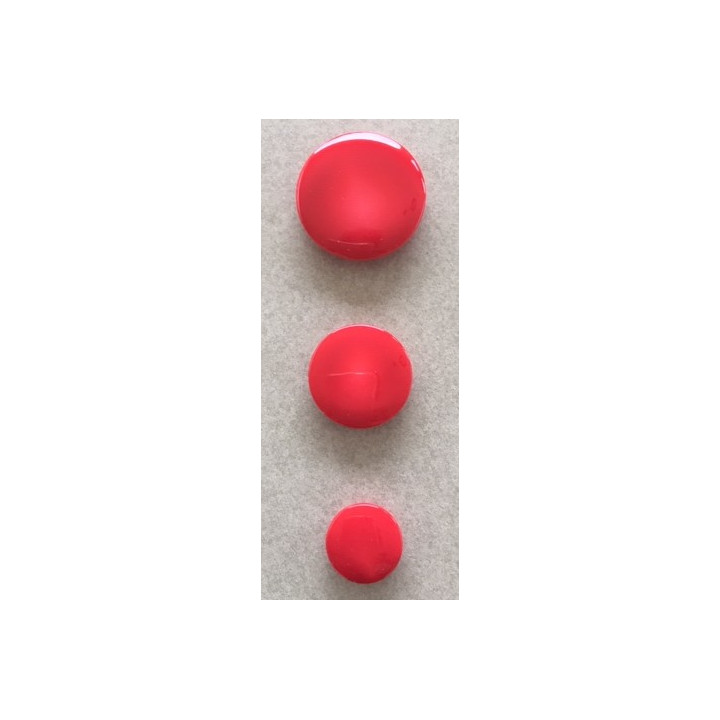 Bouton pastille rouge 12, 18 et 22 mm  - 1