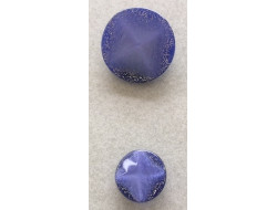 Bouton bleu haute couture 12 et 20 mm  - 1