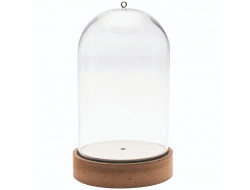 Cloche de décoration avec socle Grand moèle