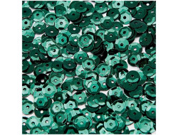 sequins, paillettes, vert foncé