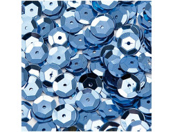 Paillettes, sequins Aqua, 10 mm