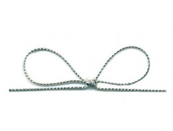 Petit cordon métal argent- 0,5 mm