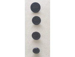 Boutons couture noir 15, 20, 22 mm  - 1