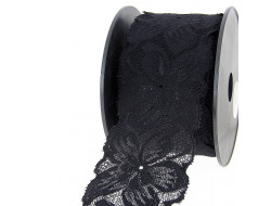 Dentelle en nylon extensible - 75 mm