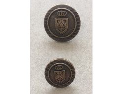 Bouton couture métal bronze 15 et 20 mm  - 1