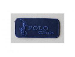 Ecusson thermocollant Polo marine  - 1