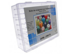 Boite de rangement pour bobines de fils