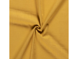 Tissu lin jaune ocre