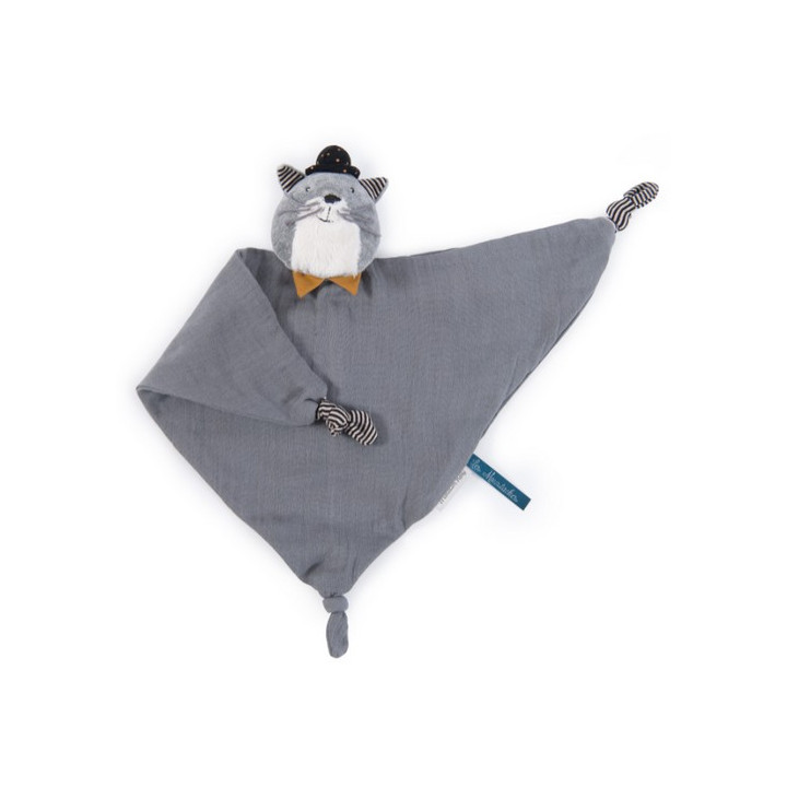 Doudou lange Fernand Les Moustaches - Moulin Roty  - 1