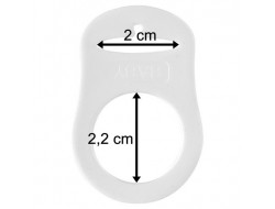 Support tétine en silicone transparent  - 3