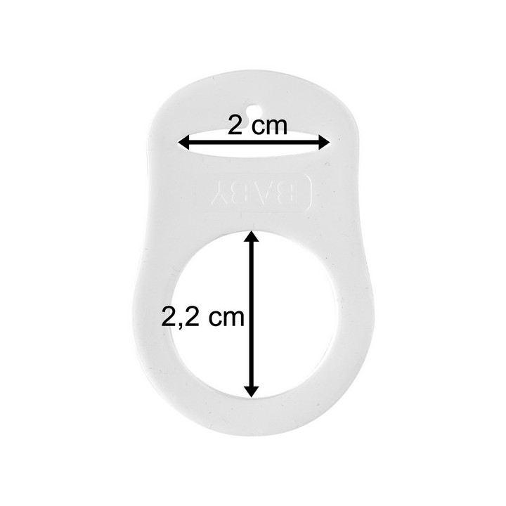 Support tétine en silicone transparent  - 3