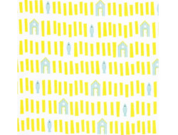 Tissu Sweatshirt Sand Houses & Fish - Katia Fabrics