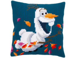 Kit coussin La Reine des Neiges 2 - Portrait Olaf  - 1