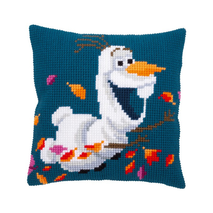 Kit coussin La Reine des Neiges 2 - Portrait Olaf  - 1