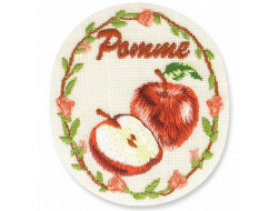 Écusson thermocollant pommes rouges