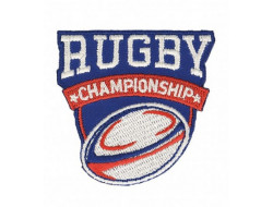 Écusson thermocollant rugby championship