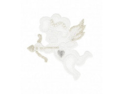 Écusson thermocollant cupidon mariage