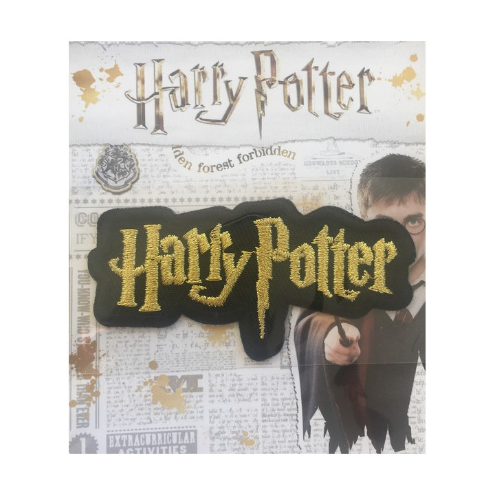 Écusson thermocollant doré brodé Harry Potter  - 1