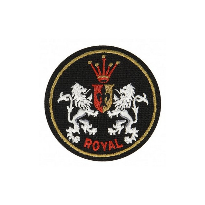 ecusson thermocollant blason royal mercerie floriane