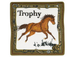 Écusson thermocollant Cheval brun