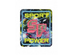 Écusson thermocollant Fluo Sport Power