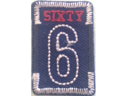 Écusson thermocollant Sixty 6