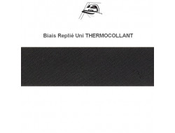 Biais replié uni Thermocollant