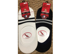 Footlet coton - marin