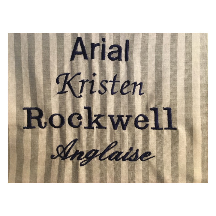Forfait broderie  - 1
