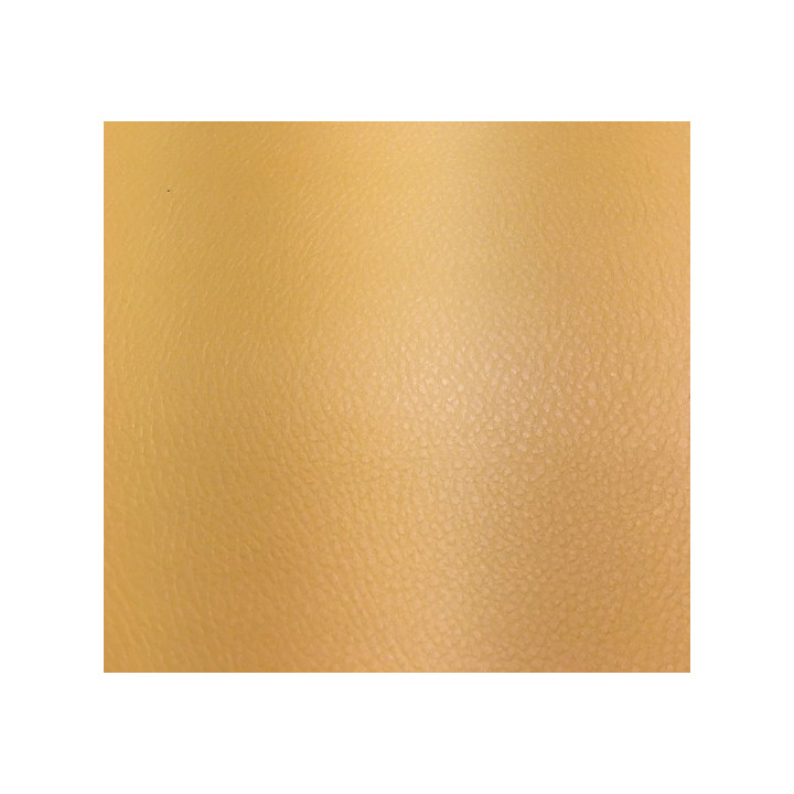 Tissu Simili cuir jaune  - 1