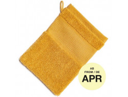 Gant de toilette moutarde - Rico