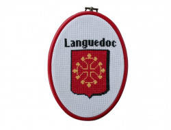 Kit point de croix Languedoc"croix Occitane"