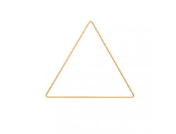 triangle métal or attrape rêve