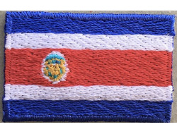Ecusson thermocollant drapeau du Costa Rica
