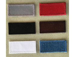 écusson rectangle unis thermocolant