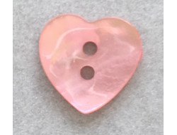 Boutons nacre coeur