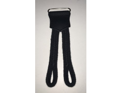 Patte de boutonnage pour bretelles noir