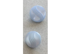 Bouton pastille bleu ciel 11 et  12 mm  - 1