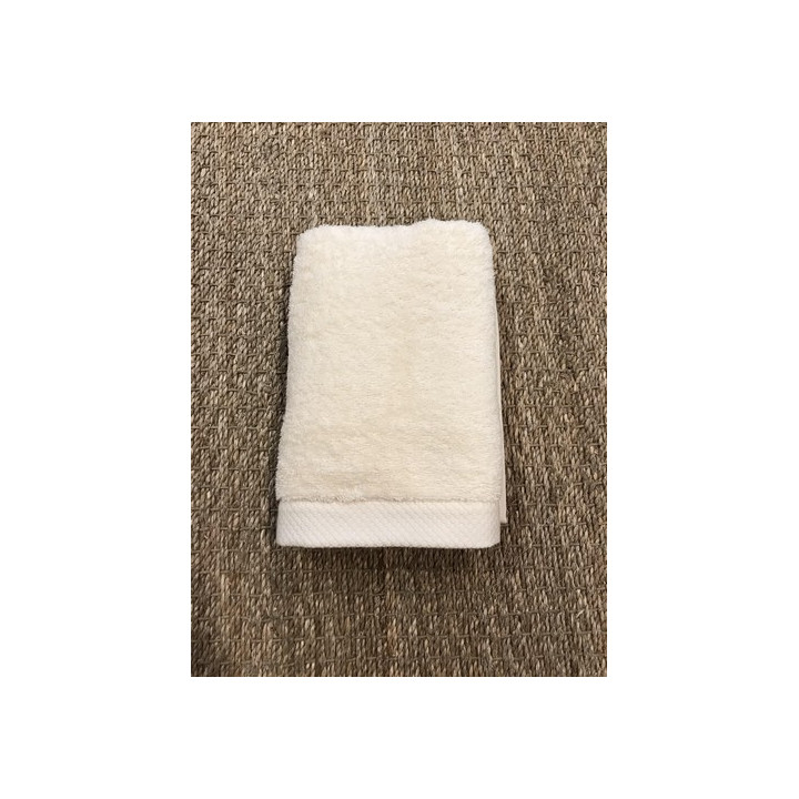 Serviette de toilette 50 x 100 cm - Ivoire  - 1