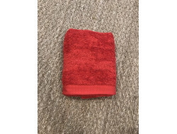 Serviette de toilette 50 x 100 cm - rouge