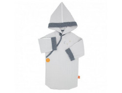 Kimono Nid d'abeille gris