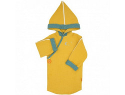 Kimono Nid d'abeille moutarde