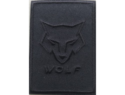 écusson thermocollant noir