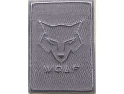 écusson thermocollant gris